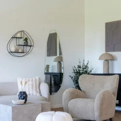 Astley bordlampe, stone grey