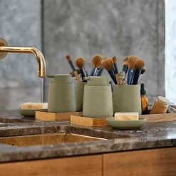 Baderomssett Nova matcha green 4 deler