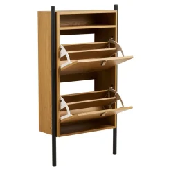 Barco skoskap eik 62x26x118 cm