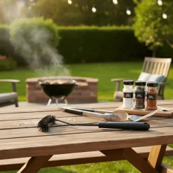 BBQ Grillbørste Rustfritt stål 39 cm