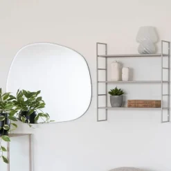 Beja hyller stål kjølig grå 48 x 17 x 55 cm