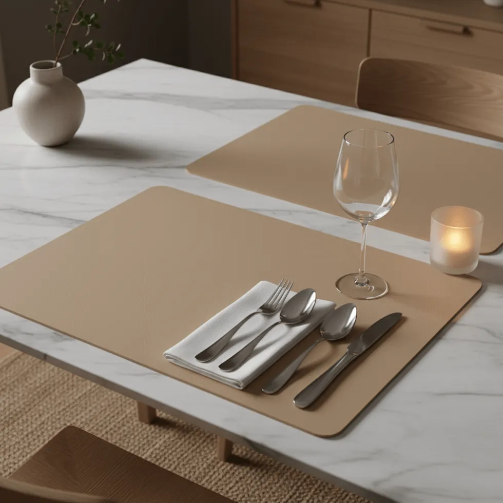 Bordbrikke taupe 45 x 30 cm
