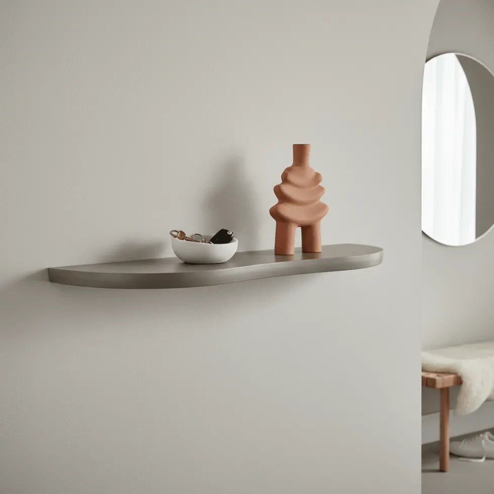 Botta vegghylle brun 57 x 19 x 2,5 cm
