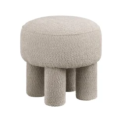 Canberra puff mørk sand ø43 cm