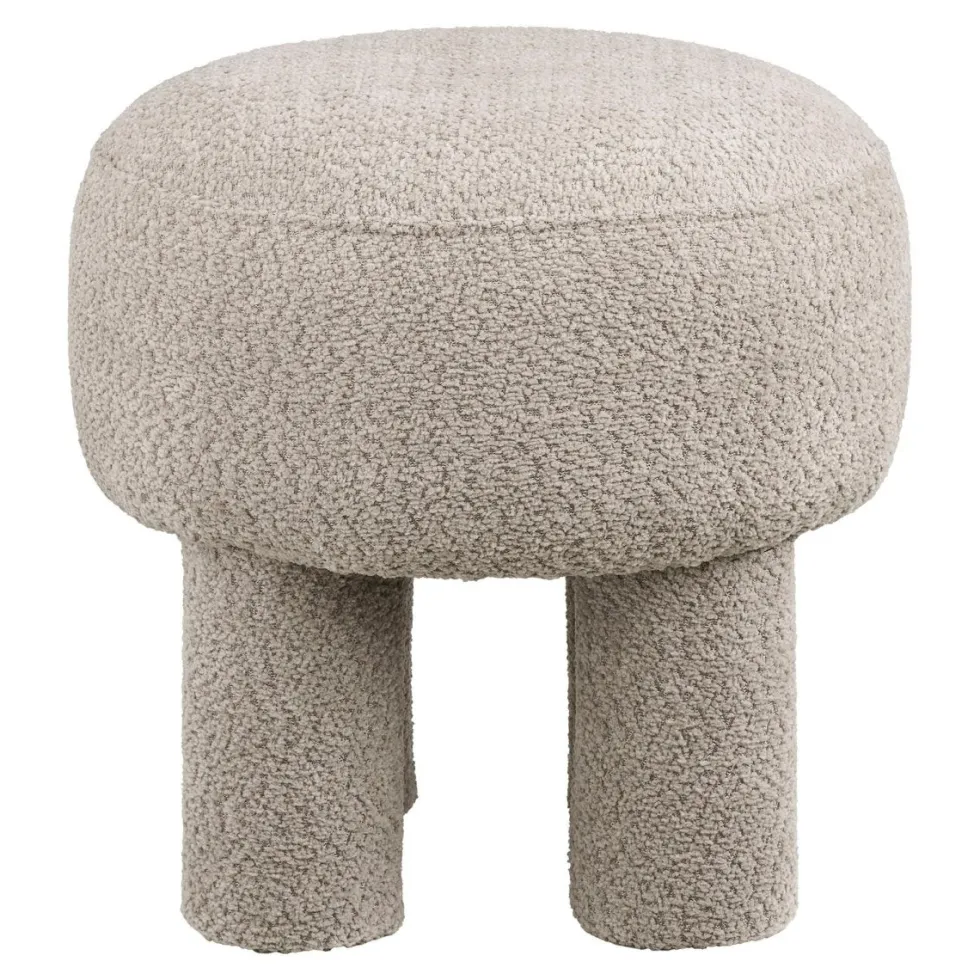 Canberra puff mørk sand ø43 cm