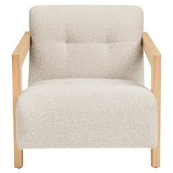 Caracas loungestol med armlener beige