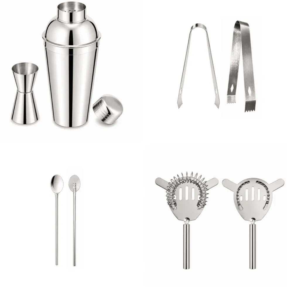 Cocktail shaker Gavesett 5 deler