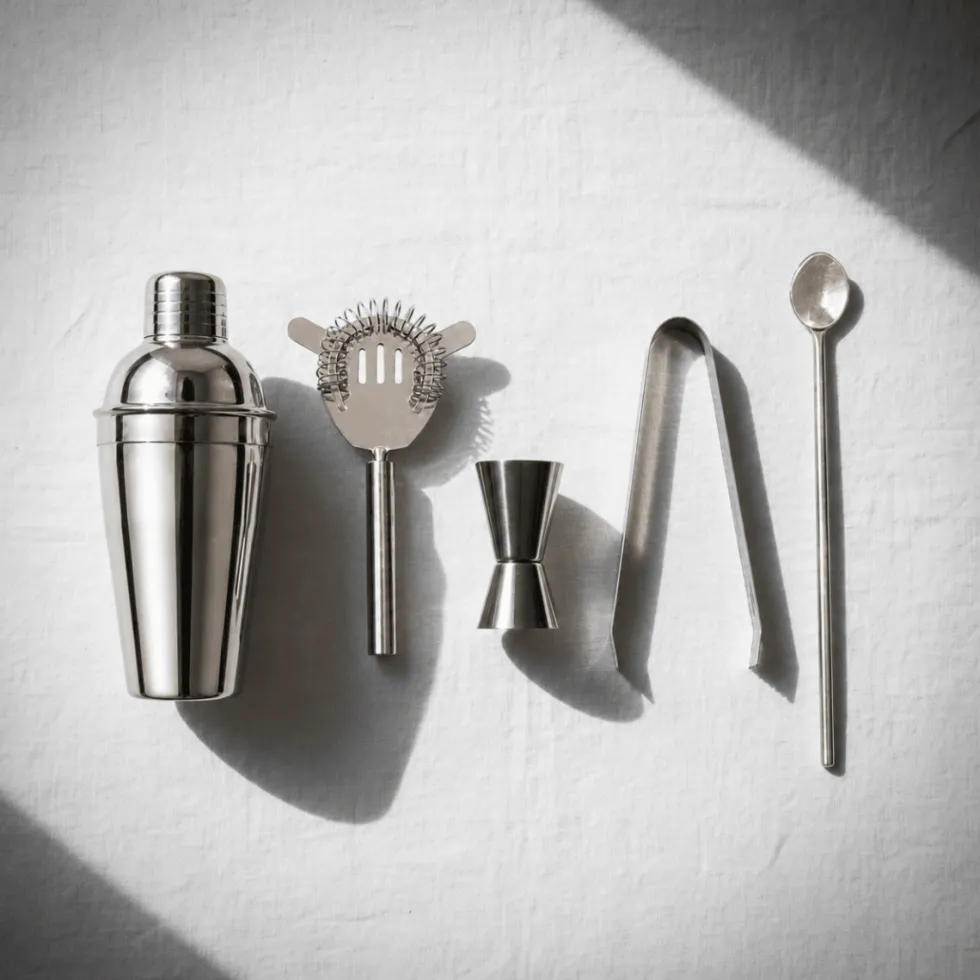 Cocktail shaker Gavesett 5 deler