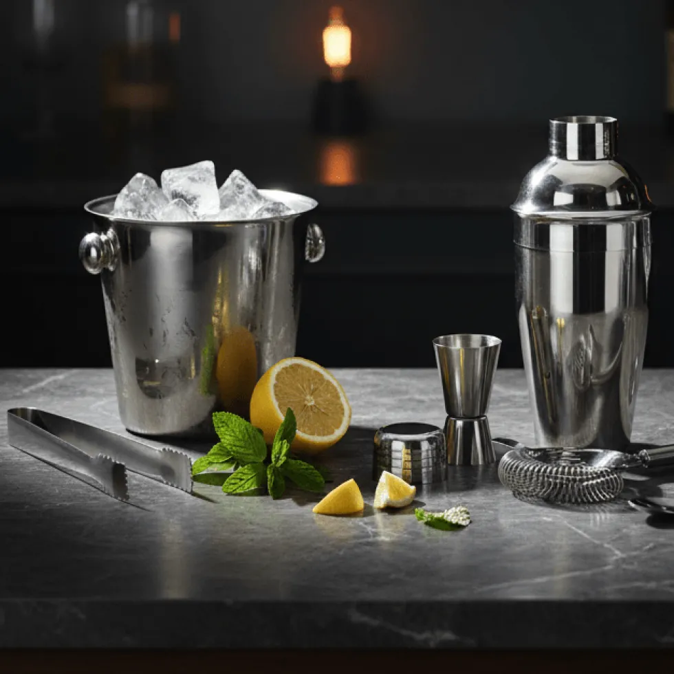 Cocktail shaker Gavesett 5 deler