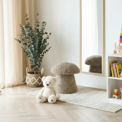 Enna puff brun ø45 cm