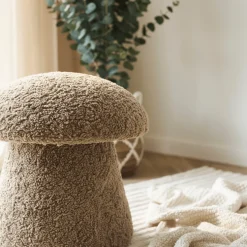 Enna puff brun ø45 cm
