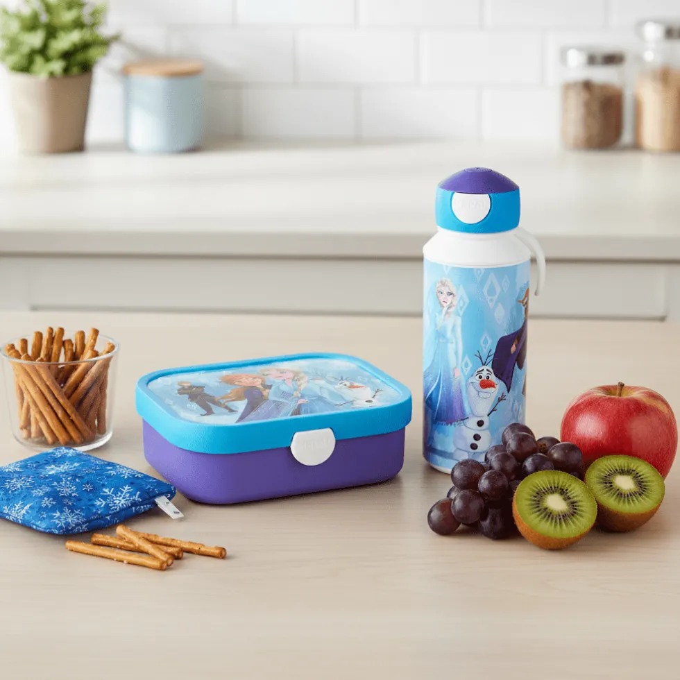 Frozen matboks og drikkeflaske sett