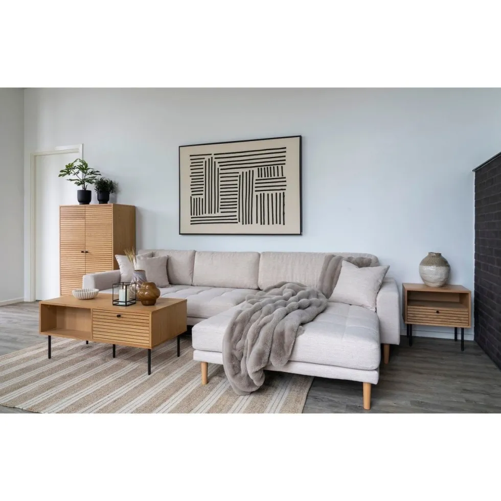 Galena pyntepute beige 45 x 45 cm