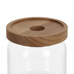 Glasskrukke med trelokk 6,4 dl