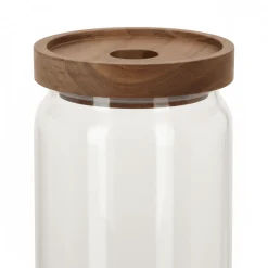 Glasskrukke med trelokk 30 x 9 cm