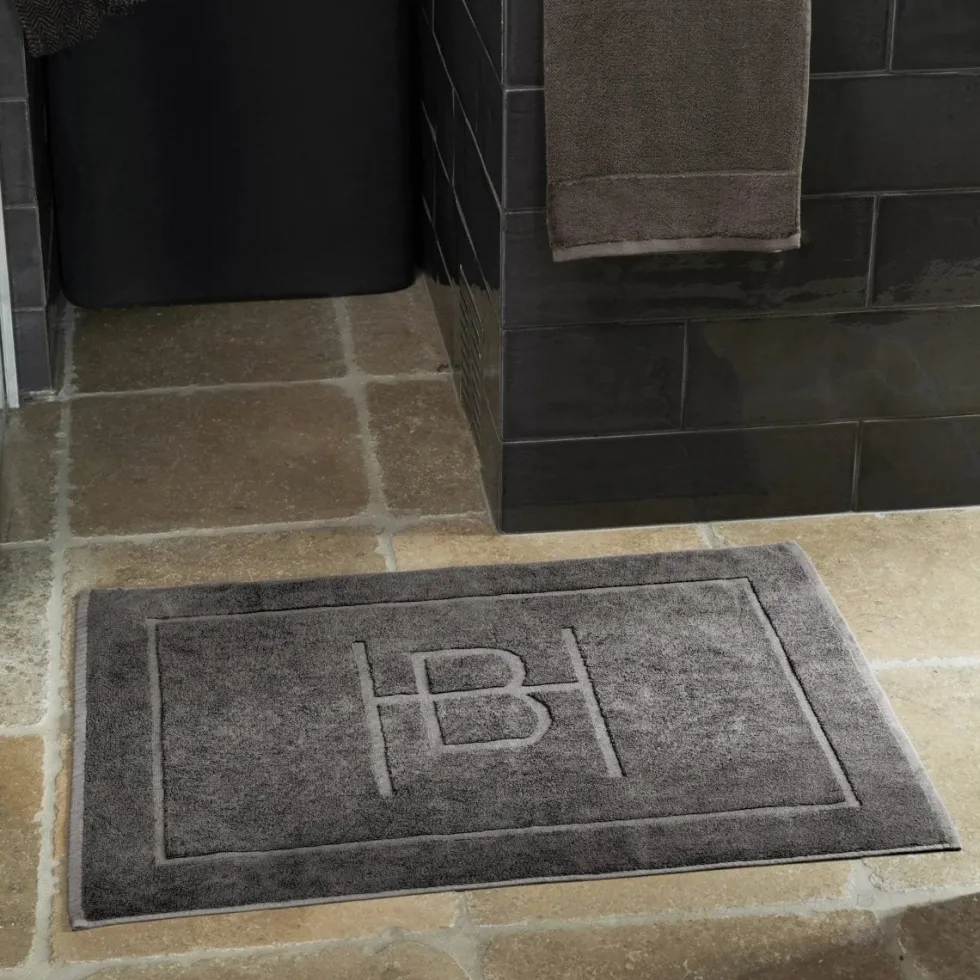 Halvor Bakke Clifton brun/grå badematte 60 x 90 cm