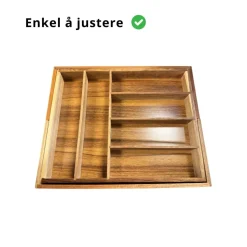 Justerbar bestikkskuff