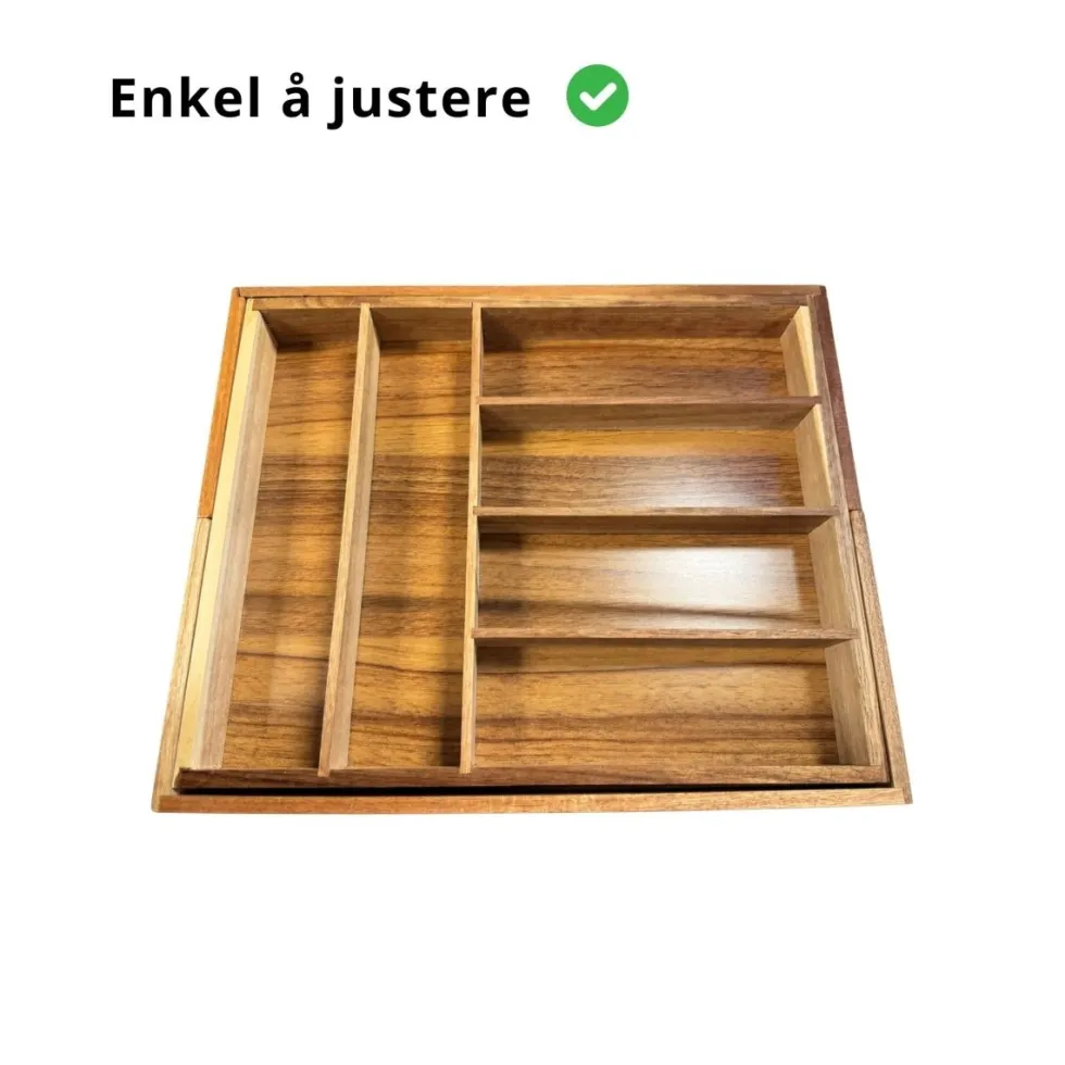 Justerbar bestikkskuff