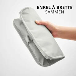 Kjølebag grå sammenleggbar 51 x 18 cm