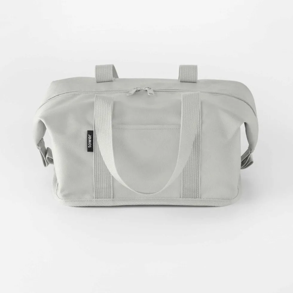 Kjølebag grå sammenleggbar 51 x 18 cm