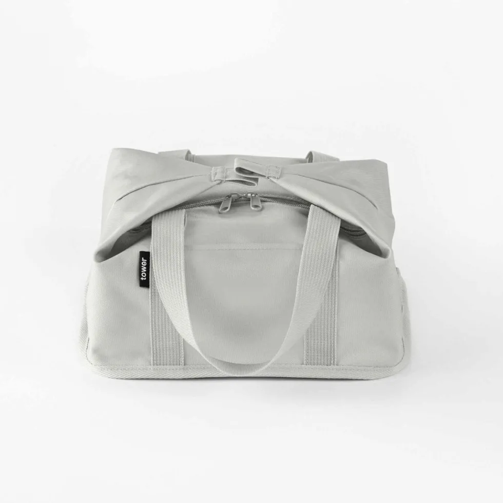 Kjølebag grå sammenleggbar 51 x 18 cm