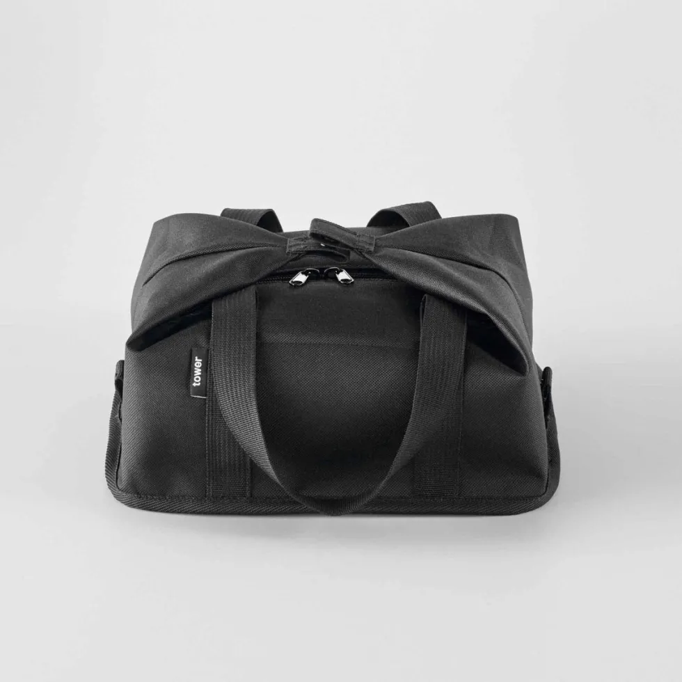 Kjølebag sort sammenleggbar 51 x 18 cm