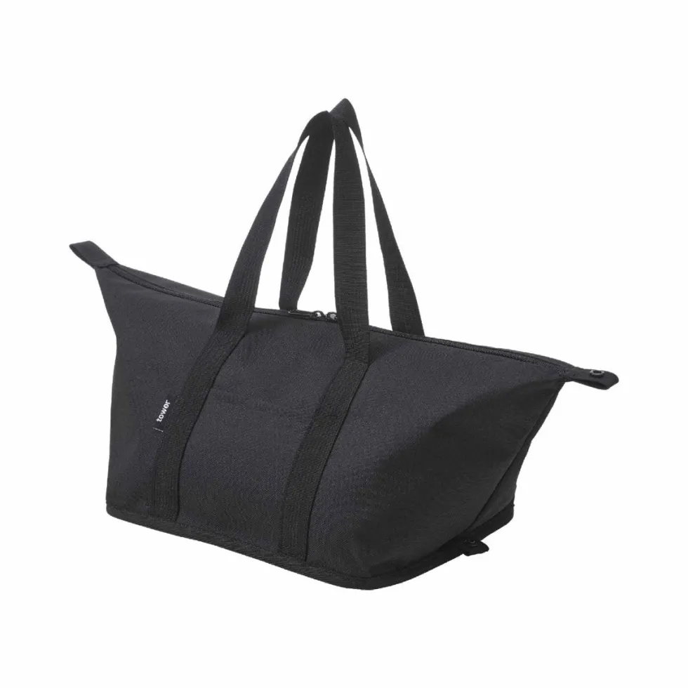 Kjølebag sort sammenleggbar 51 x 18 cm