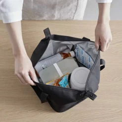 Kjølebag sort sammenleggbar 51 x 18 cm