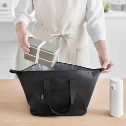 Kjølebag sort sammenleggbar 51 x 18 cm