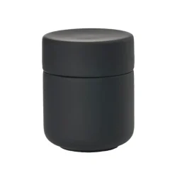 Krukke med lokk Ume sort 10 cm