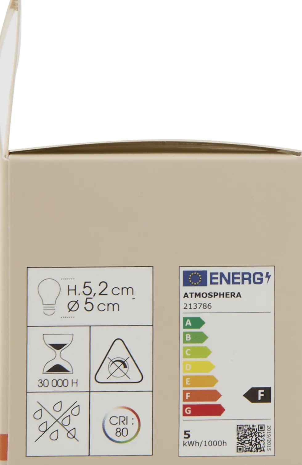 LED-pære GU10 4,5 W varmhvit