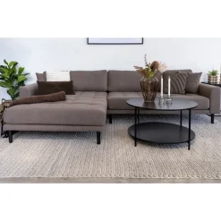 Lido Lounge sofa brun, venstrevendt