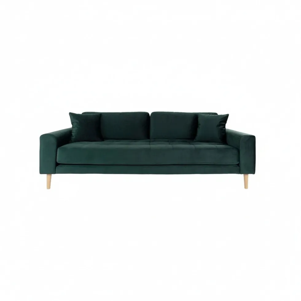 Lido 3 seters sofa mørkegrønn