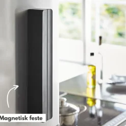 Magnetisk foliedispenser sort 32,5 cm