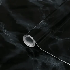 Marmor sort/blå kontaktplast