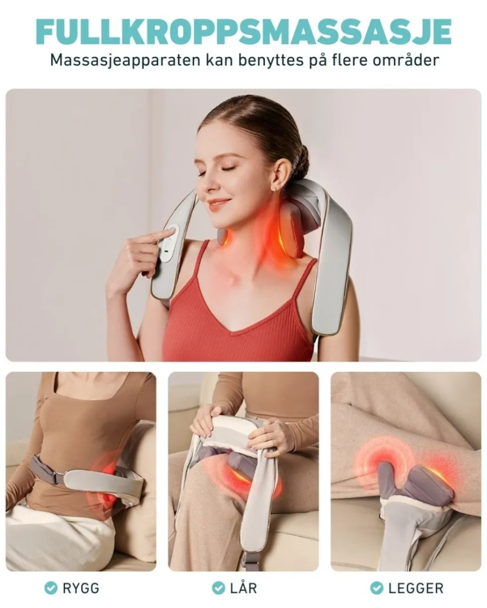 Massasjeapparat for nakke H5