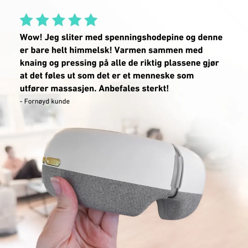 Massasjemaske for hodepine
