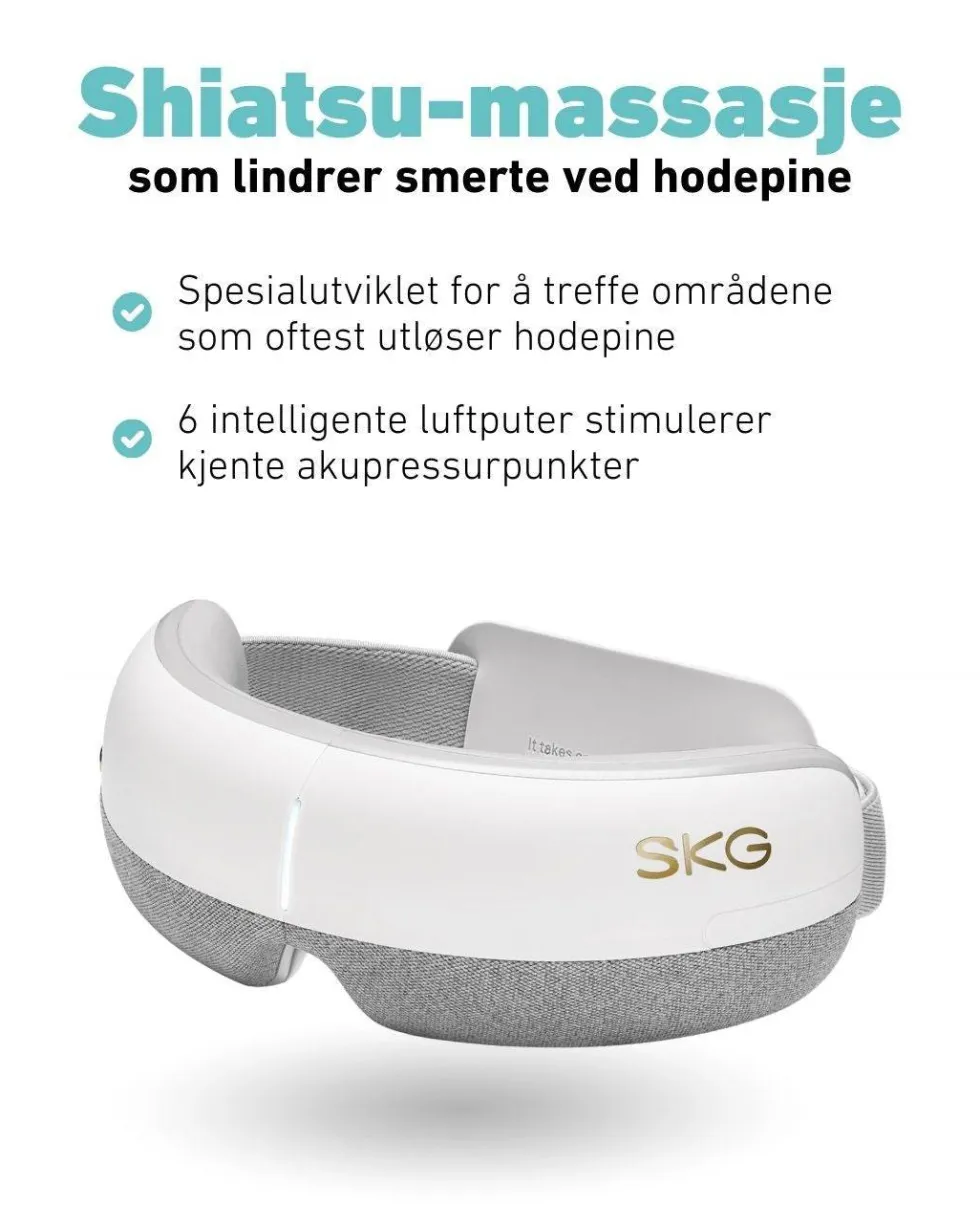 Massasjemaske for hodepine