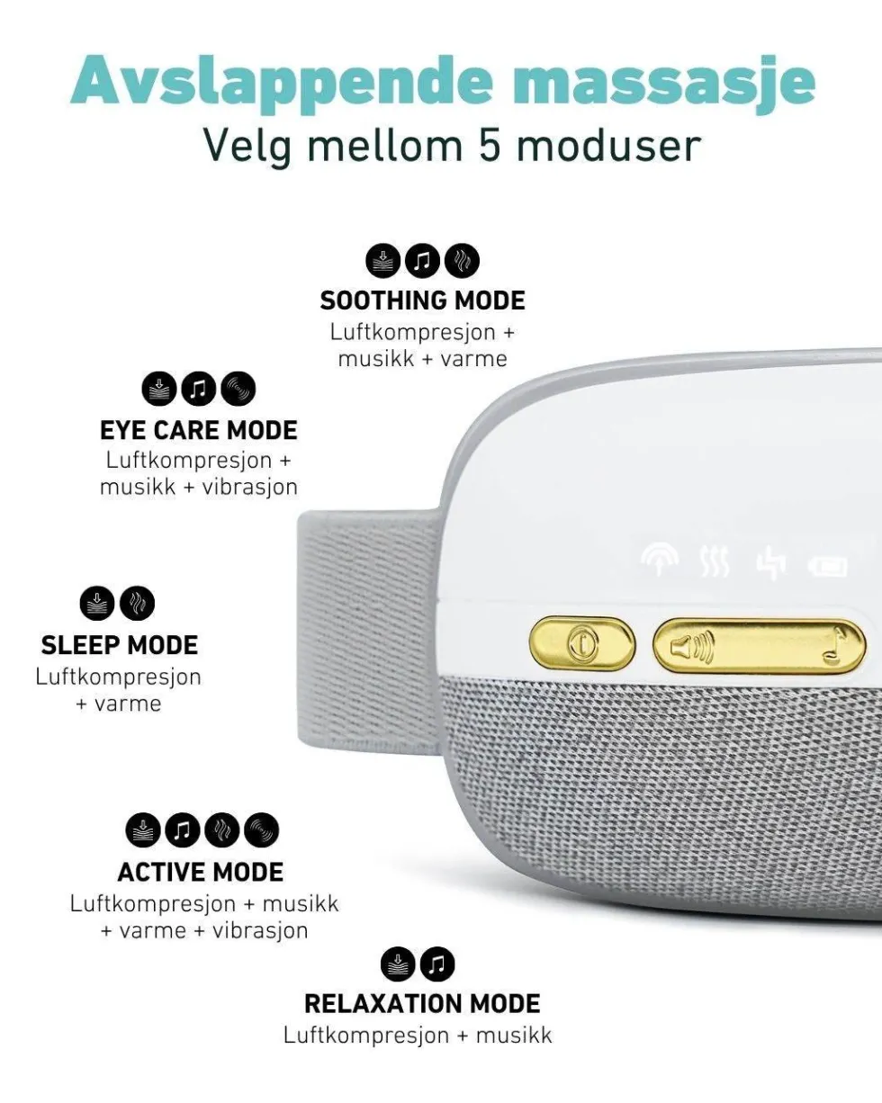 Massasjemaske for hodepine