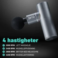 Massasjepistol F3 grå