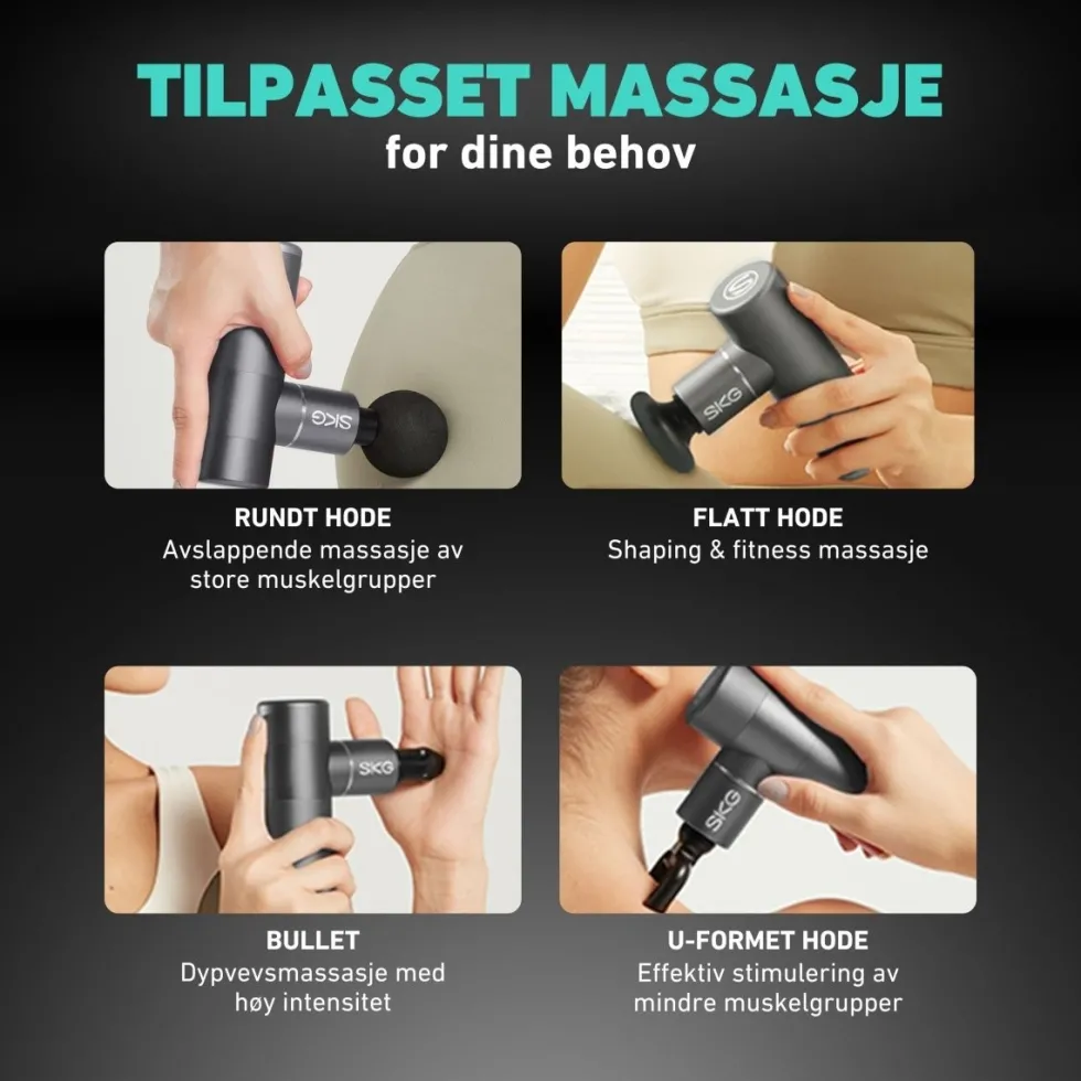 Massasjepistol F3 grå