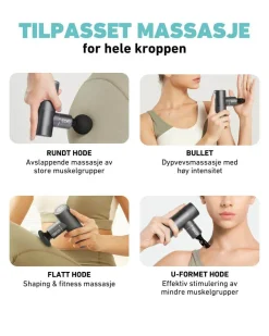 Massasjepistol F3 grå