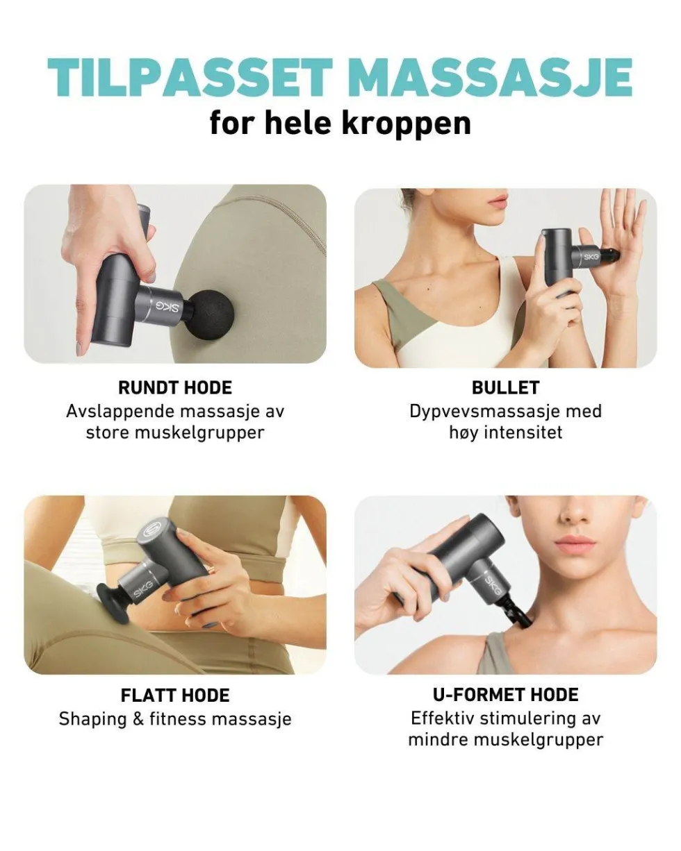 Massasjepistol F3 grå