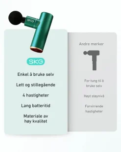 Massasjepistol F3 grønn
