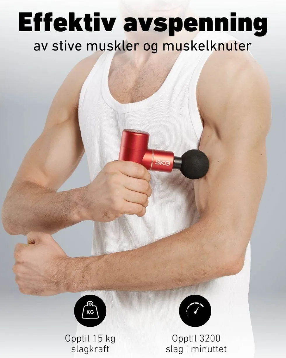 Massasjepistol F3 rød