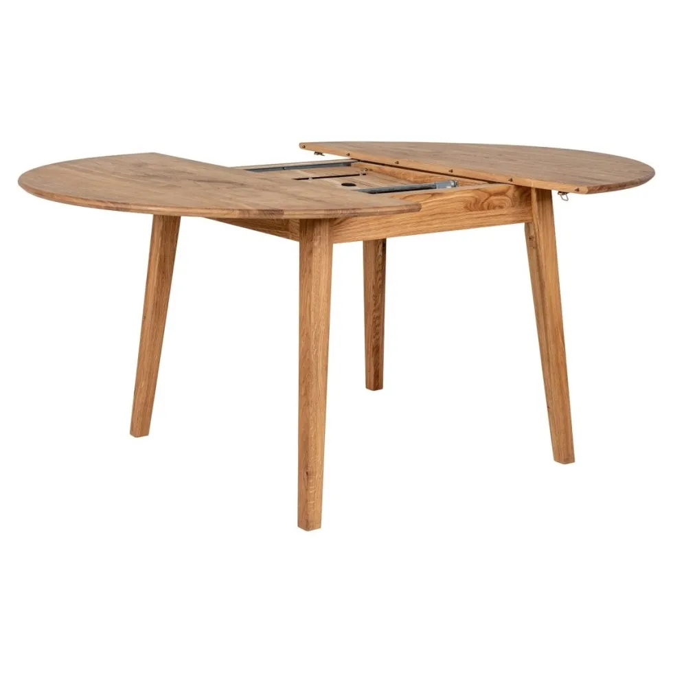 Metz spisebord natur eik 118–158 cm