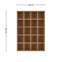Moss vegghylle furu natur 44 x 10 x 63 cm