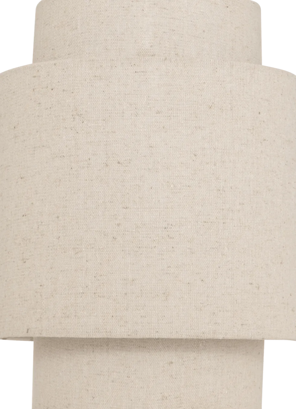 Nahel vegglampe beige i lin og stål 27 cm
