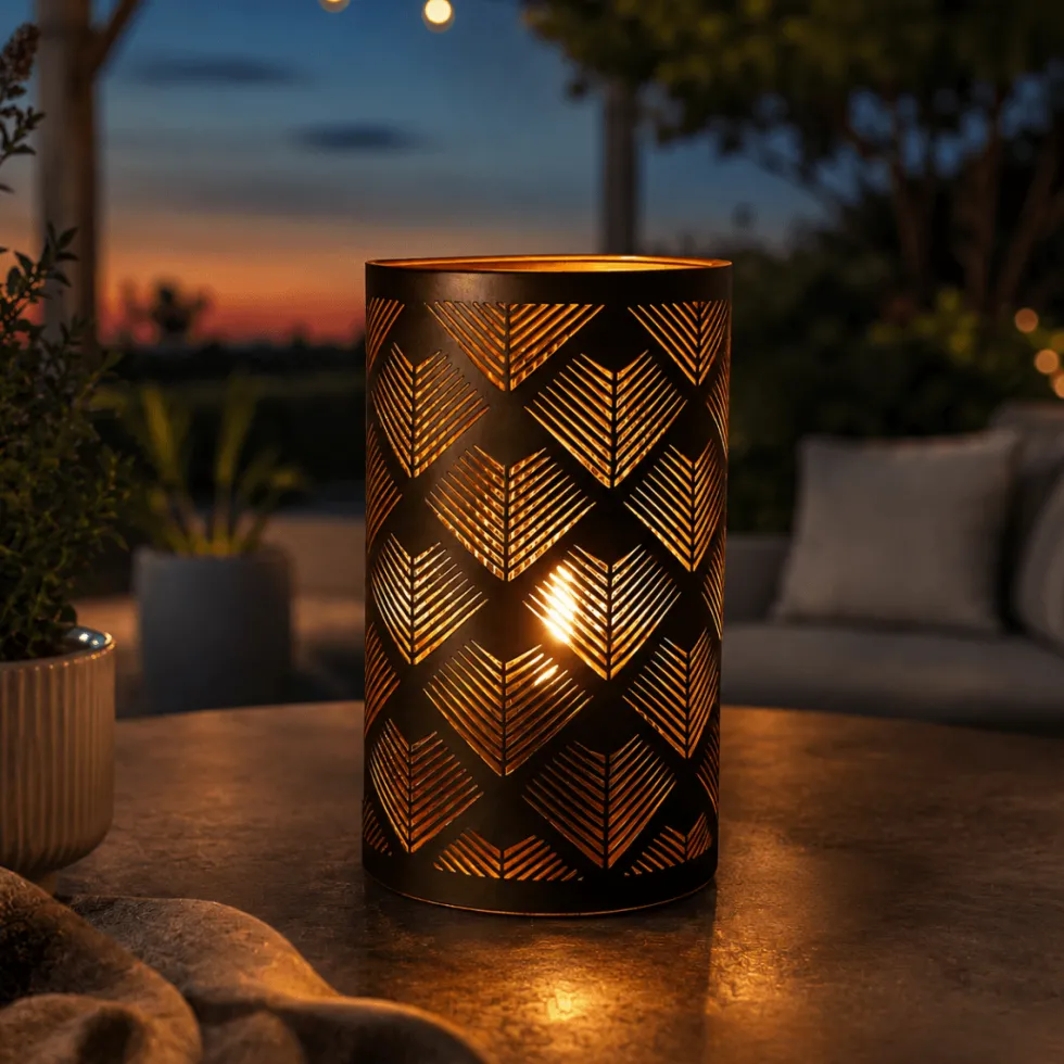 Nata LED lyslykt geo