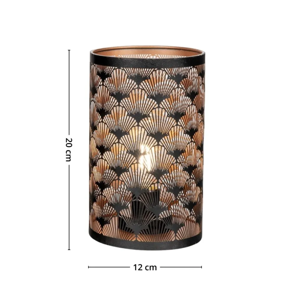 Nata LED lyslykt skjell